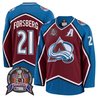 Peter Forsberg #21 Colorado Avalanche Burgundy Jersey - All Stitched