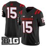 #15 Nebraska Huskers Black Jersey - All Stitched