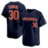 Bella Cabral #30 Virginia Cavaliers Navy Jersey - All Stitched