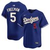 Men's Los Angeles Dodgers Gold Trim Vapor Premier Limited Jersey - All Stitched