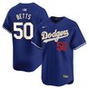 Men's Los Angeles Dodgers Gold Trim Vapor Premier Limited Jersey - All Stitched