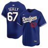Men's Los Angeles Dodgers Gold Trim Vapor Premier Limited Jersey - All Stitched