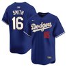 Men's Los Angeles Dodgers Gold Trim Vapor Premier Limited Jersey - All Stitched