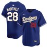 Men's Los Angeles Dodgers Gold Trim Vapor Premier Limited Jersey - All Stitched