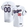 Los Angeles Dodgers Gold Trim Vapor Premier Limited Custom Jersey - All Stitched