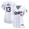 Women's Dodgers Gold Trim Vapor Premier Limited Jersey - All Stitched