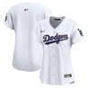 Women's Dodgers Gold Trim Vapor Premier Limited Jersey - All Stitched