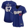 Women's Dodgers Gold Trim Vapor Premier Limited Jersey - All Stitched