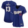 Women's Dodgers Gold Trim Vapor Premier Limited Jersey - All Stitched