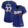Women's Dodgers Gold Trim Vapor Premier Limited Jersey - All Stitched