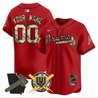 Atlanta Braves Armed Forces Day Vapor Premier Limited Custom Jersey - All Stitched