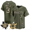 Men's Astros Armed Forces Day Vapor Premier Limited Jersey - All Stitched