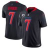 CJ Stroud Houston Texans Patch C Navy Limited Jersey - All Stitched