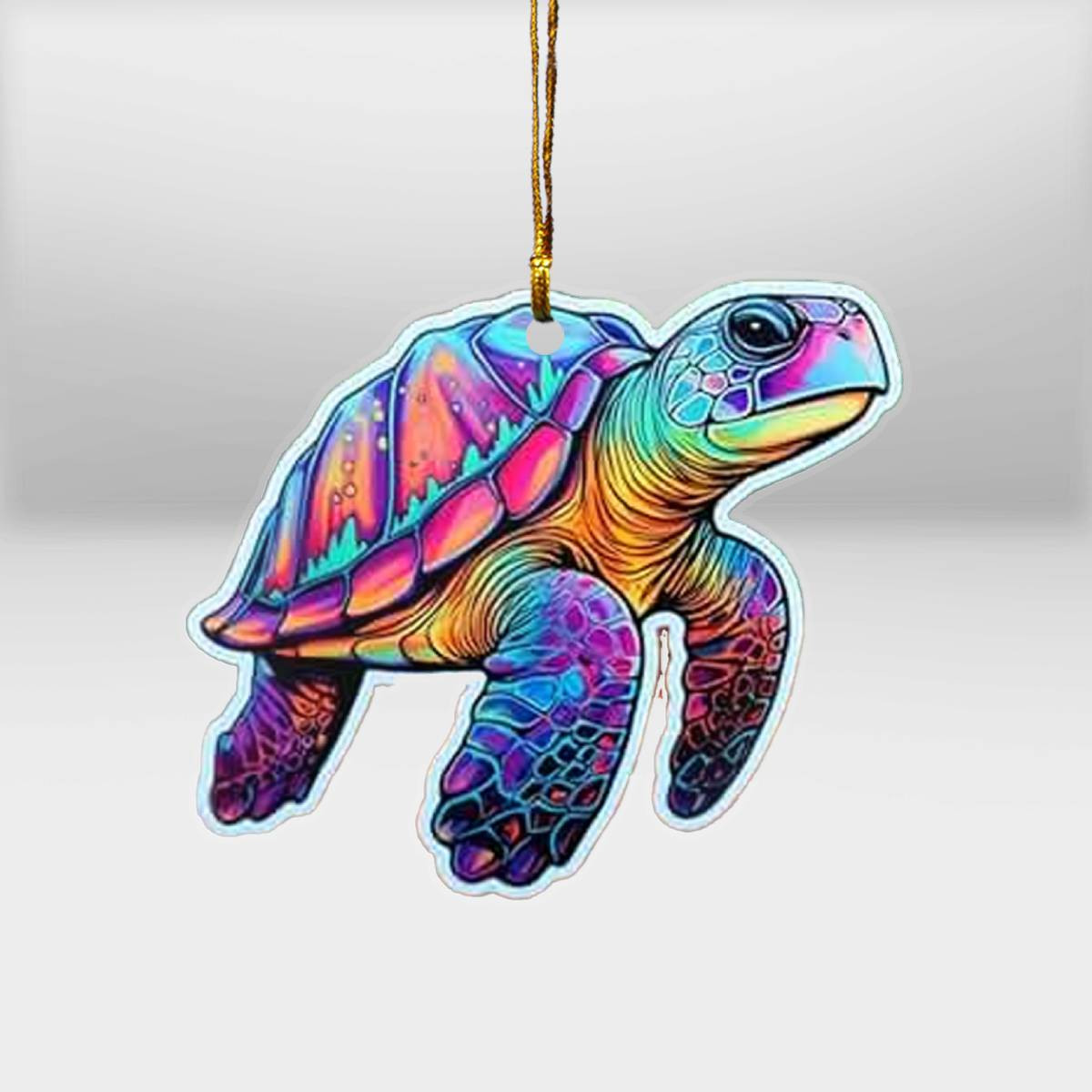 Sea Turtle Custom Ornament - Turtle Awesome