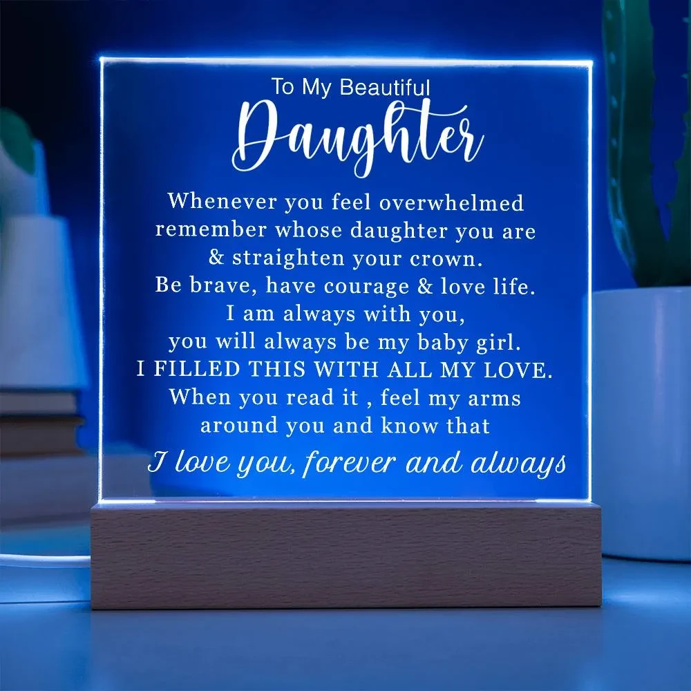 [ALMOST SOLD OUT] To My Beautiful Daughter - Straighten Your Crown ...