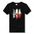 Bunny Halloween Youth Cotton T-shirt Cute Gift Cute Bunny Print costume Aesthetic Costume Animal Lover Graphic T-shirt Y2k Top
