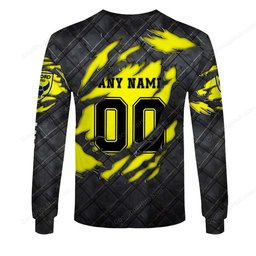 Oxford United F.C EFL Black Metal Design Shirt