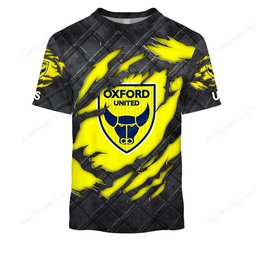 Oxford United F.C EFL Black Metal Design Shirt