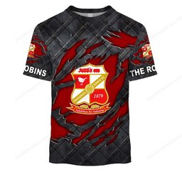 Swindon Town F.C Black Metal Design Shirt