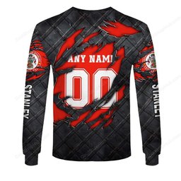 Accrington Stanley F.C Black Metal Design Shirt