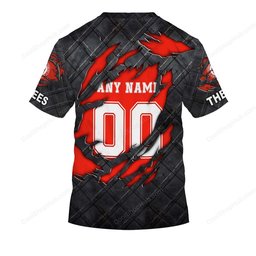 Accrington Stanley F.C Black Metal Design Shirt