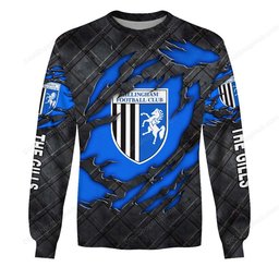 Gillingham F.C Black Metal Design Shirt