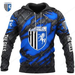 Gillingham F.C Black Metal Design Shirt