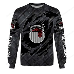 Grimsby Town F.C Black Metal Design Shirt