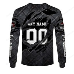 Grimsby Town F.C Black Metal Design Shirt