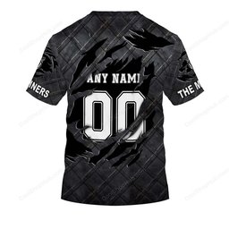 Grimsby Town F.C Black Metal Design Shirt