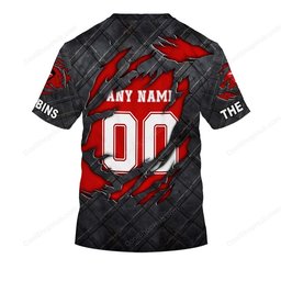 Cheltenham Town F.C Black Metal Design Shirt