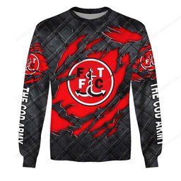 Fleetwood Town F.C Black Metal Design Shirt
