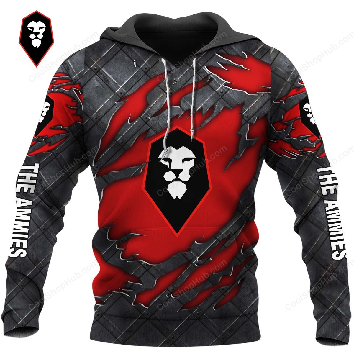 Salford City F.C Black Metal Design Shirt
