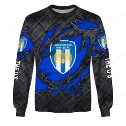 Colchester United F.C Black Metal Design Shirt