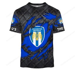 Colchester United F.C Black Metal Design Shirt