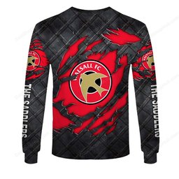 Walsall F.C Black Metal Design Shirt
