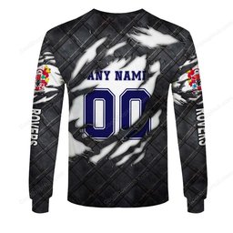 Tranmere Rovers F.C Black Metal Design Shirt