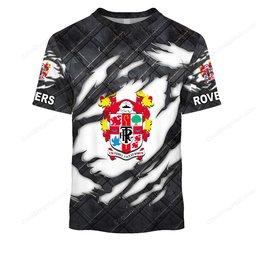 Tranmere Rovers F.C Black Metal Design Shirt