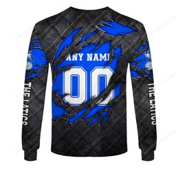 Oldham Athletic A.F.C Black Metal Design Shirt