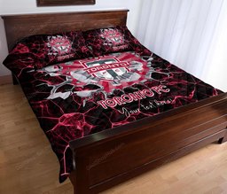 Toronto FC ( MLS ) Quilt Bedding Set 101 (1 Quilt, 2 Pillowcases)