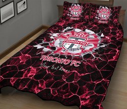 Toronto FC ( MLS ) Quilt Bedding Set 101 (1 Quilt, 2 Pillowcases)