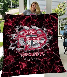 Toronto FC ( MLS ) Quilt Bedding Set 101 (1 Quilt, 2 Pillowcases)