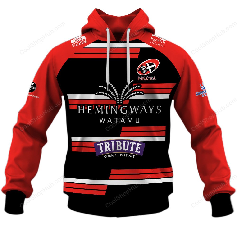 Cornish Pirates RFU Championship 2025 Home Jersey Style Shirts