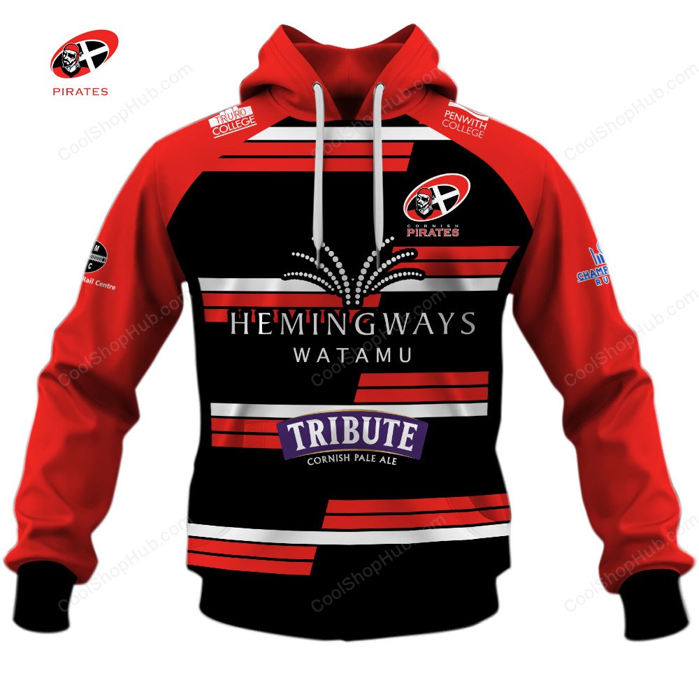 Cornish Pirates RFU Championship 2025 Home Jersey Style Shirts