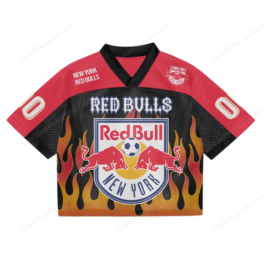 New York Red Bulls MLS Mesh Jersey Streetwear 102