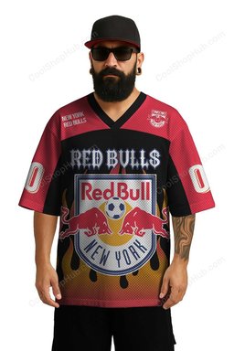 New York Red Bulls MLS Mesh Jersey Streetwear 102