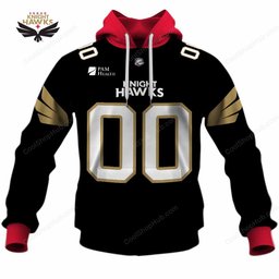 Vegas Knight Hawks IFL Home Jersey Style Shirts