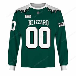Green Bay Blizzard IFL Home Jersey Style Shirts