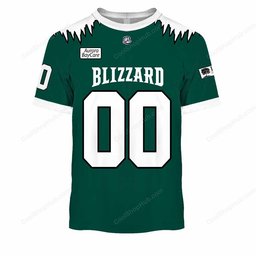 Green Bay Blizzard IFL Home Jersey Style Shirts