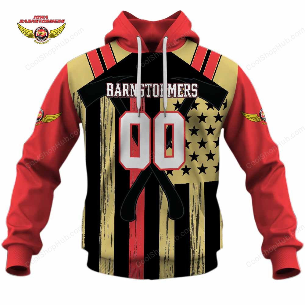 Iowa Barnstormers IFL Home Jersey Style Shirts